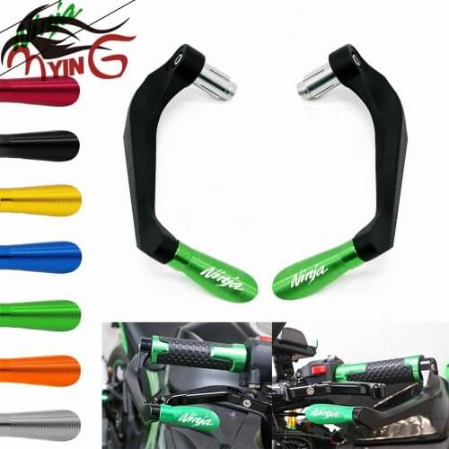 For Kawasaki ZX10 ZX12R ZX6R ZX9R ZX14R Ninja 250 300 400 500R 600R 750R Z750 Z1000 Handlebar Grip Brake Clutch Levers Protector