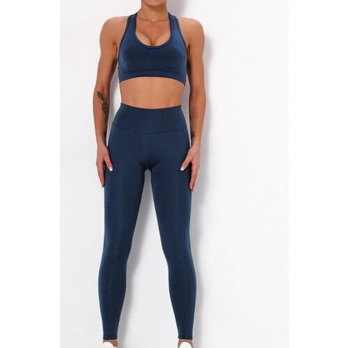 Women Sexy Yoga Sports Suit with Pockets Workout Outfit Fitness Active Wear Sexy Yoga Sports Suit