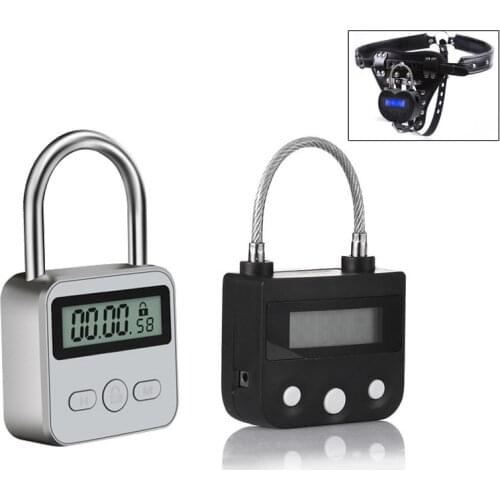 Electronic Timer Lock Digital Time Lock Bondage Timer Switch Fetish Sex Toys For Couples BDSM Restraints Adult Game Accessories