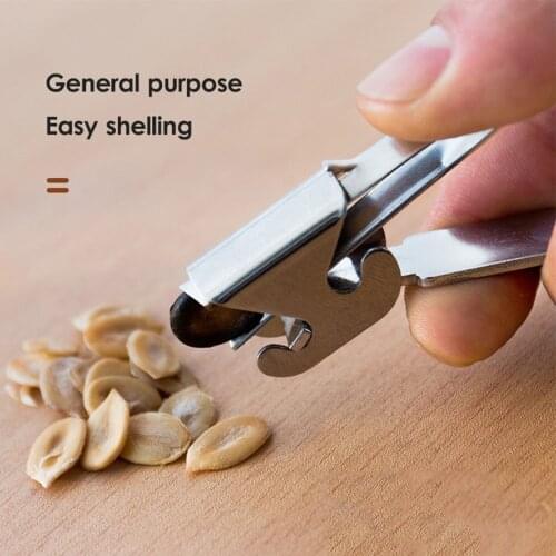 Peeling Melon Seeds Tool Stainless Steel Lazy Person Eating Melon Seeds And Pine Nut Shells To Eat Black Melon Seeds Tongs