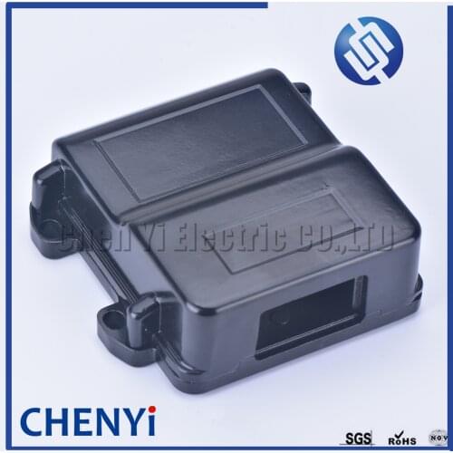 24p black ECU SET generator controller 24pin Aluminum box for 24p male female FCI connector without connectors HCCPHPE24BKA90F