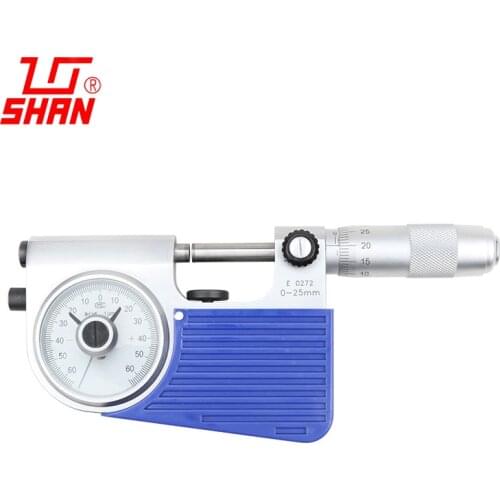 Lever micrometer 0-25mm high precision 0.001 dial micrometer outer diameter spiral micrometer indicator snap micrometer