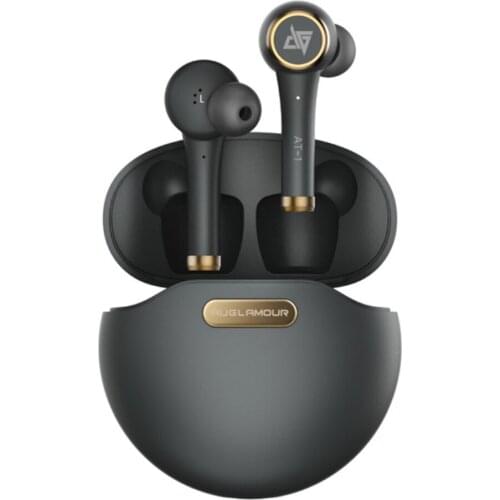 Auglamour AT-1 TWS Wireless Bluetooth 5.0 Earbuds Noise Cancelling Earphones Waterproof Sport HiFi Sound Headset with MIC