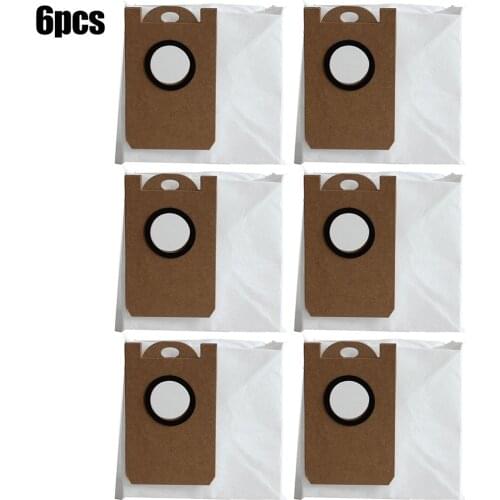 6pcs Dust Bag For NEATSVOR S600 Robot Vacuum Cleaner Large Capacity Parts Accessories Vacuum Cleaner Household Sweeper Cleaning