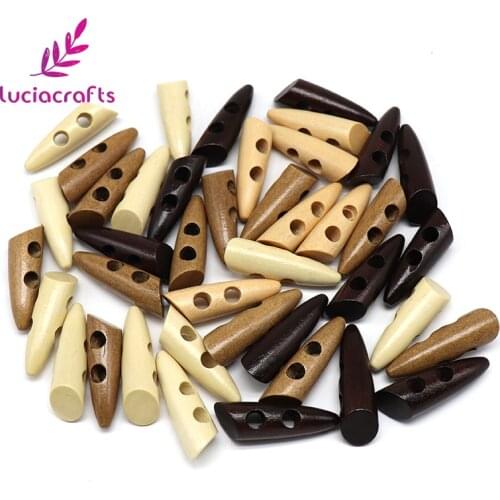 SALE!Lucia crafts Wooden All kinds Button Natural DIY Sewing Scrapbooking Garment Clothes Accessories E0108
