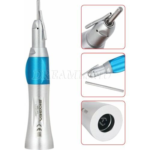 SANDENT Dental Low Slow Speed Straight Handpiece Nose Cone fit NSK E-Type Motor 1:1 Direct drive FX65