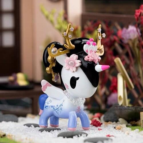 Blind Box Tokidoki Bag Unicorn Cherry Blossom Series Caja Ciega Bag Kawaii Toy Character Cute Model Fairy For Girls Gift