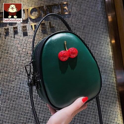 North bag texture small bag 2020 new Korean cherry mobile phone bag versatile girl Single Shoulder Messenger Bag x