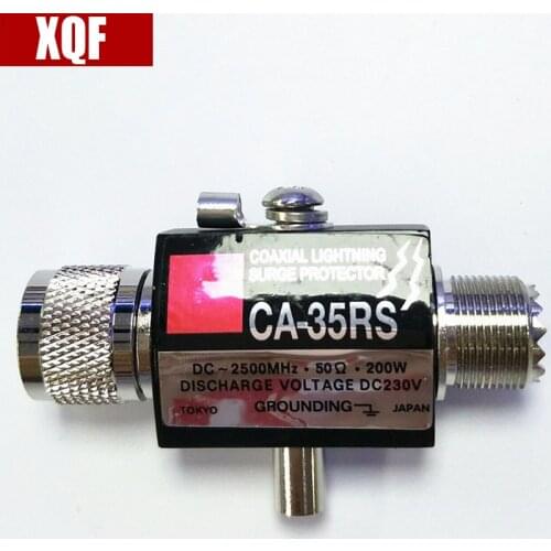 XQF PL259 SO239 connector two way radio repeater coaxial light-ning outdoor antenna surge protector