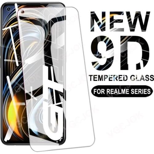 9D Full Tempered Glass For OPPO Realme GT Neo X X2 X3 X7 X50 C3 C11 C15 C21 Screen Protector For Realme 8 7 5G 6 Pro 6i 7i Glass