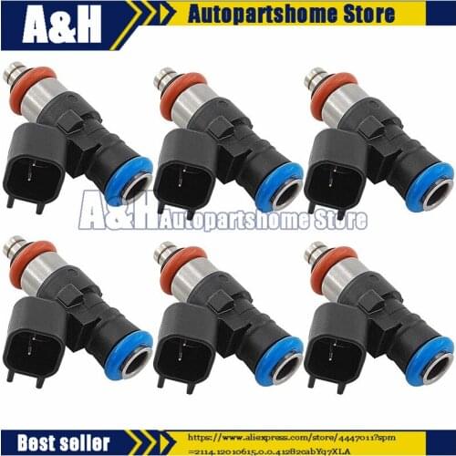 6PCS New Fuel injecter Nozzle For Mazda CX-9 Lincoln MKZ For Edge 3.5L 0280158091 ZZJ1-13-250A