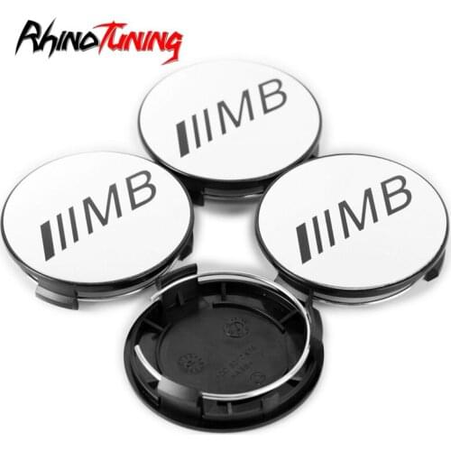 75mm 4pcs III 3 MB Wheel Center Hub Rim Caps For 610C6010K74 W219-CLS350 CLS55AMG W170-SLK200 015 Car Hubcap Cover Emblem
