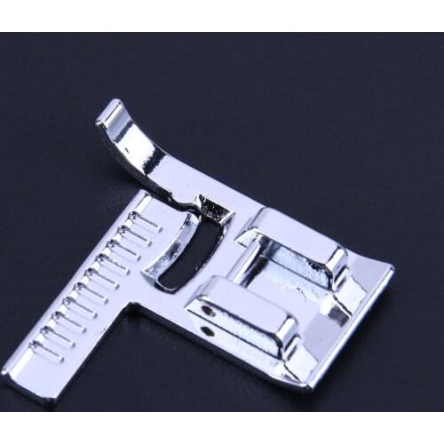 Automatic Tread Rewind Sewing Machine with Ruler for Presser Foot Sewing Double Threads Pendal Sewing Machine