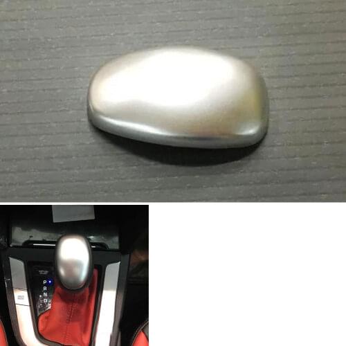 BBQ@FUKA ABS Car Gear Head Decoration Sticker Gearstick Shift Knob Boot Cover Fit For Hyundai Elantra 2016 car decal accessory