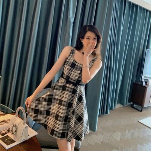 Летние платья в клетку BBWM WOMAN China At AliExpress