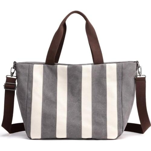 Brand Style Ladies Bag Canvas Contrast Color Plaid Pattern Bucket Zipper Backpack Womens Shoulder Tote Handbags Messenger Purse