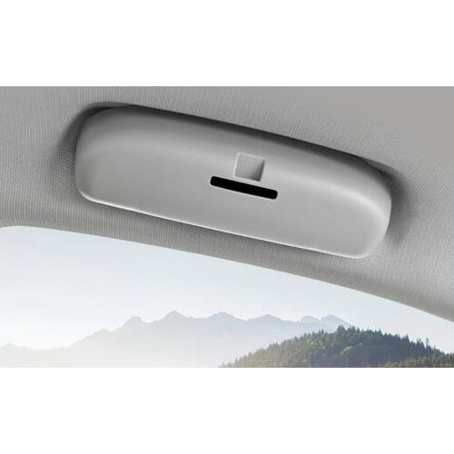 Color My Life Car Sunglasses Case Holder Glasses Cage Clip Storage Box for Jeep Compass MP Renegade 2017 - 2021 Accessories