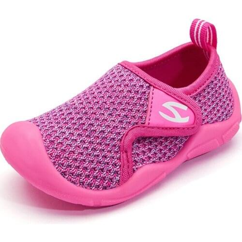 Childrens Shoes 2021 Spring Summer New Girls Baby Soft-Sole Double-Layer Mesh Breathable Boys Kids Round Toe Walk Running Shoes