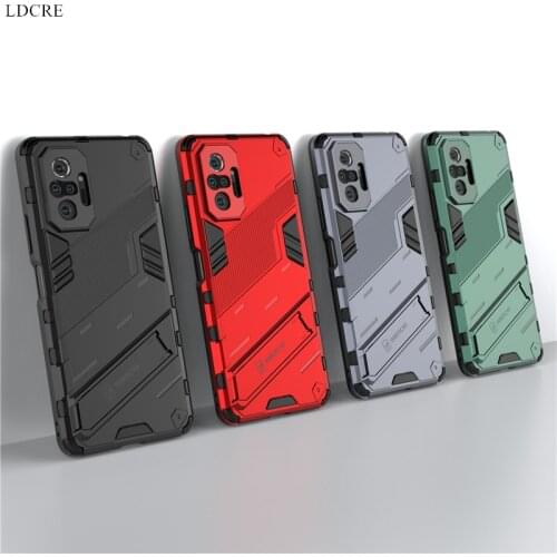 For Xiaomi Redmi Note 10 Pro Case Protective For Redmi Note 10 5G 10S Cover Armor Silicone Back Invisible Phone Holder Cover
