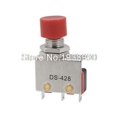 DS428 Electric Red Push Button SPDT Micro Limit Switch