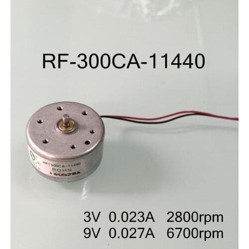 300-11440 DC motor For radio,dictaphone,CD,DVD player,Mute Solar motor