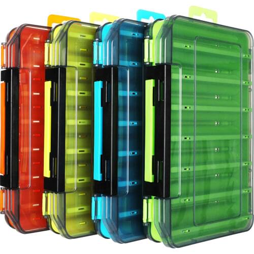 Fishing Box 12 Compartments Bait Lure Hook Storage Double Sided Organizer Waterproof Case Container Carp Fish Tackle Accessories