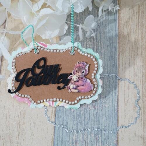 InLoveArts Curves Border Metal Cutting Dies Greeting Frames Card Making Scrapbooking Dies Metal Craft Layering Card Handmade DIY