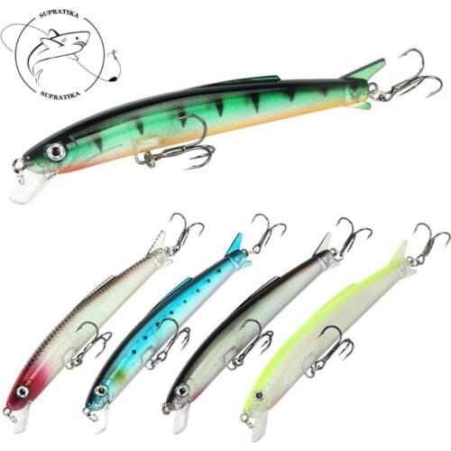 12.3cm/10.9g Artificial Minnow Floating Freshwater Plastic Hard Bait Swimbait Bionic Bait 3D High Simulation Eyes Fishing Lure
