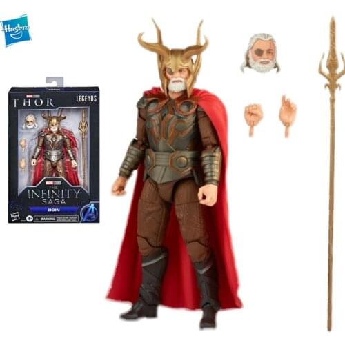 Original 6 Inch Hasbro Anime Marvel Legends Odin The Avengers Action Pvc Collectible Model Toys Anime Character Toys
