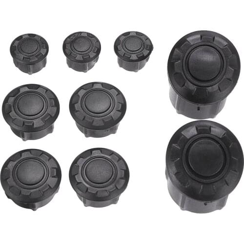 For BMW R1200GS LC R1250GS Adventure 9pcs ABS Motorcycle Frame Hole Cover Plug Caps DIY Moulding Accessories Parts