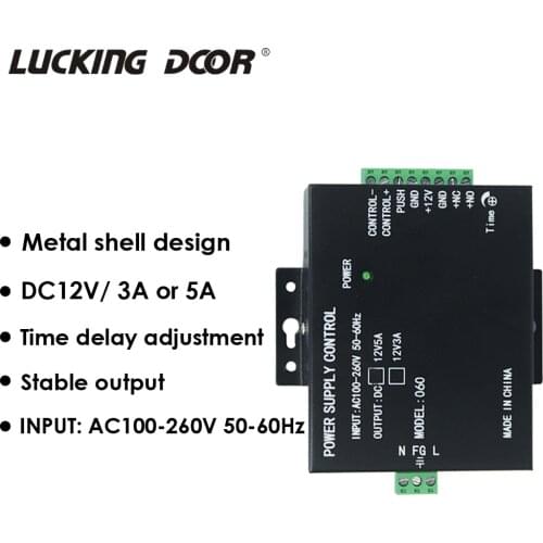 Mini Power Supply Door RFID Fingerprint Access Control Supplier Adapter Covertor System Machine DC 12V 3A 5A AC 100~260V