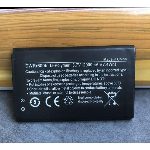 Original 3.7V 2000mAh 7.4Wh DWRr600b Replacement Battery For D-Link DWRr600b Wireless Batteries