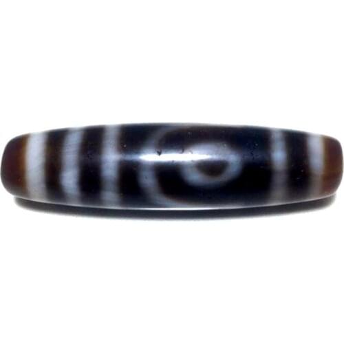 Tibet old black cinnabar agate DZI11*42mm 2 eyes men and women jewelry necklace pendant bracelet jewelry DIY Free Shipping