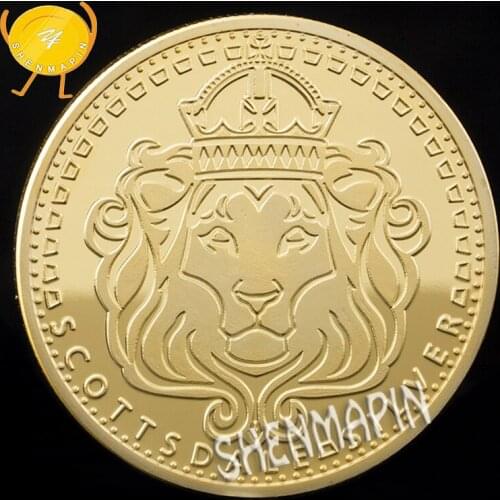 American Scottsdale Lion King Commemorative Coin 1 Troy Oz 999 Pure Challenge Coin the Most Popular lion in the United States