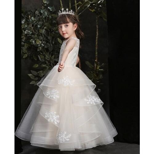 Flower girls dresses 2021Teenage 12 Years Old Marriage Party Princess Formal