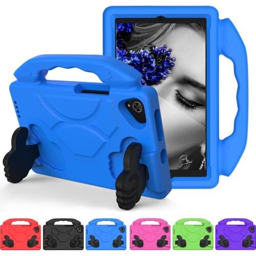 Thumb Stand Shockproof Case For Samsung Galaxy Tab A 8.0 2019 SM-T290 SM-T295 T297 8" Kids Safe EVA Protective Cover