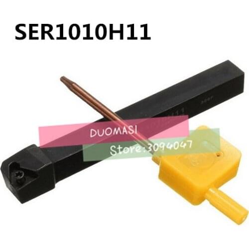 SER1010H11 10*10mm CNC External Threading Tool Holder,Turning tools of Threaded for 11ER Inserts,type SER