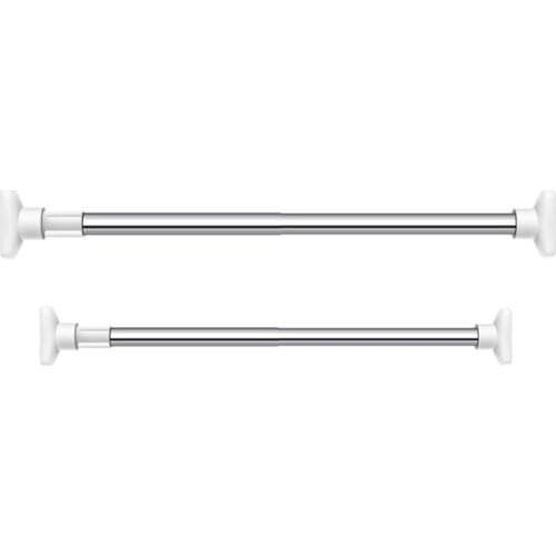 Stainless Steel Telescopic Adjustable Rod Clothes Dryer Stainless Steel Tension Rod Bathroom Rail Can Be Used