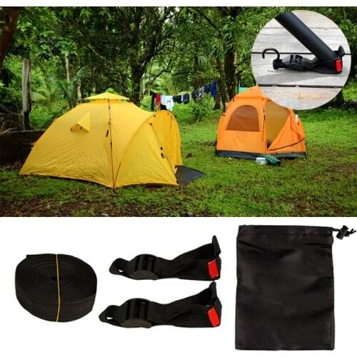 Tent Rod Fixed Buckle Heavy Duty Awning Canopy Holder for Outdoor Camping Picnic