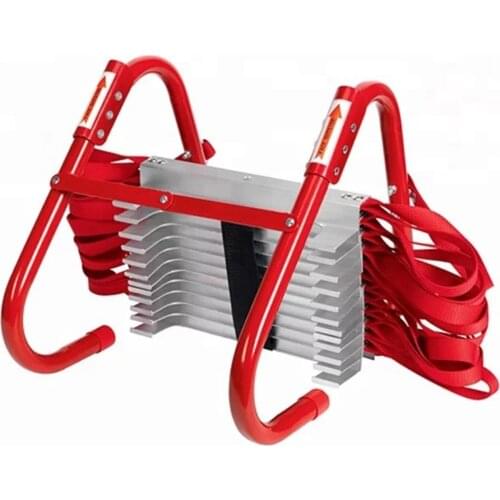 Rope Ladder Nylon Rope Ladder Fire Escape Rope Metal Safe Fire Escape Climbing Ladder For Emergency Work At Height
