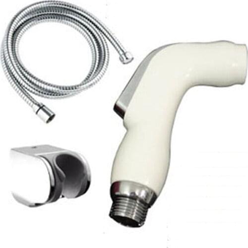 Women bidet bathroom pet washer white color small water spray gun set