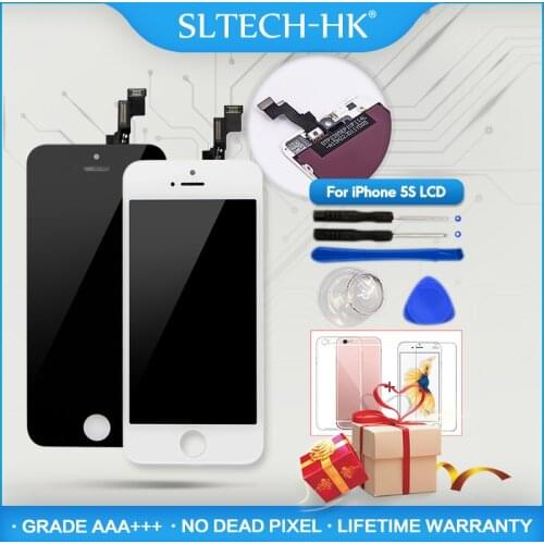 AAA+++ For iPhone 5 5C 5S 5SE LCD High Quality For iPhone 4S 6 6S Screen Replacement No Dead Pixel Display 100% Test Guarantee