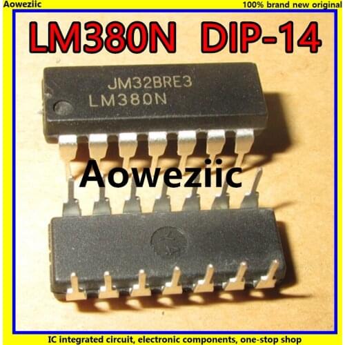 10Pcs/Lot LM380N LM380 DIP-14 2.5W Audio Power Amplifier IC