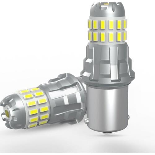 2Pcs P21/5W LED White 1157 Bay15d LED Lamp Parking Position Brake Tail Light Bulb for Car Auto Lights 12V Reverse Lighting lamp