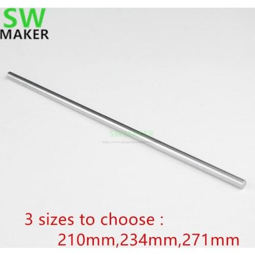 210mm/234mm/271mm Wanhao i3 Mini Chromed Bearing Rod of Duplicator i3 Mini FDM FFF 3D Printer Parts