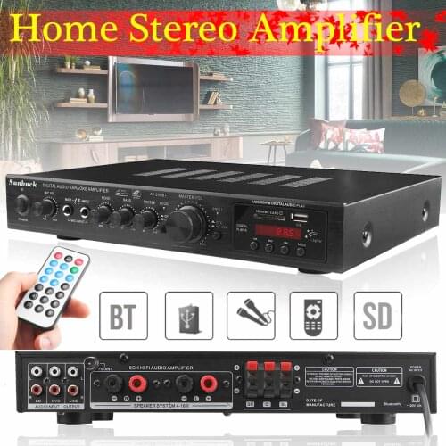720W 5 Channel Bluetooth HiFi Stereo Amplifier LED Digital Karaoke Amplificador Car Audio Home Cinema Home Theater Amplifiers