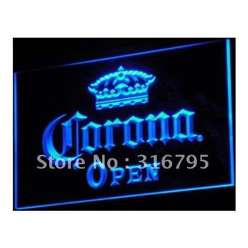 A114 OPEN Corona Beer Pub Bar Club NR LED Neon Light Signs with On/Off Switch 20+ Colors 5 Sizes to choose