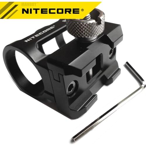 Wholesale Flashlight Accessories NITECORE GM02 Gun Mount Suitable Aluminium Alloy Outdoor Tactical Law Enforcement Free Shipping