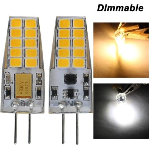 Ampoule led bulb G4 12v 24v dimmable light 3W super dimming mini spotlights 12 24 V volt for home Chandeliers lamp lighting