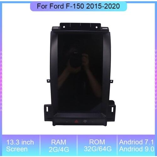 Tesla Screen 13.3'' Andriod 9.0 Car Radio DVD Player For Ford Taurus Stereo GPS Navigation Multimedia Player